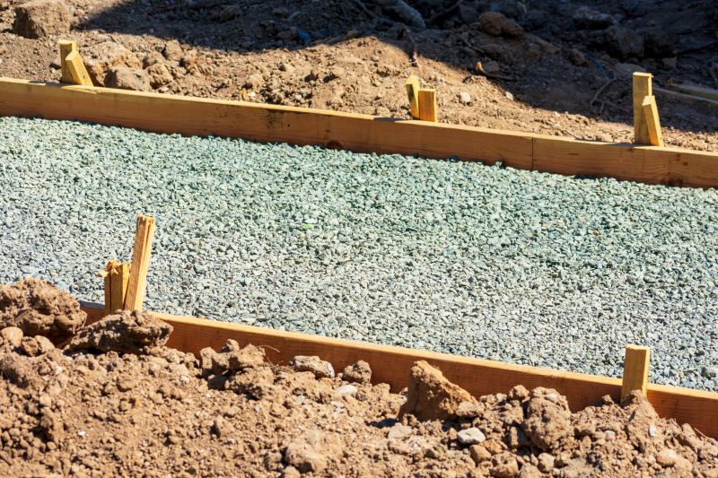 Gravel Foundation for Construction